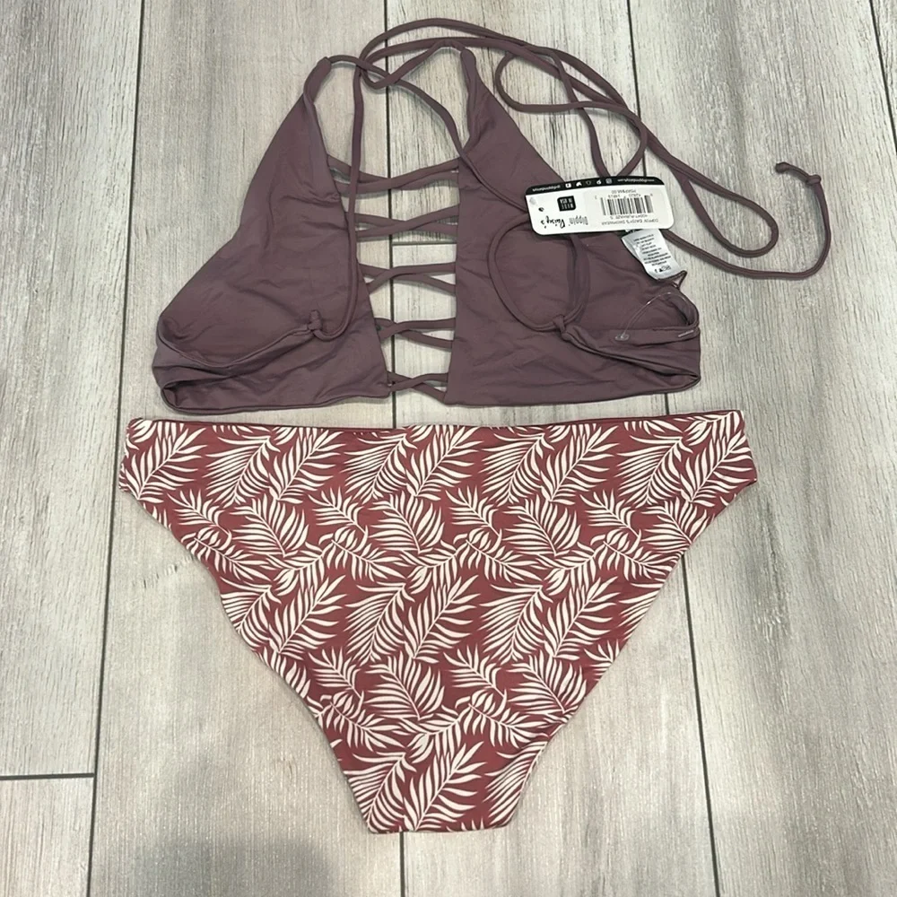 Dippin' Daisy's two piece bikini set swimsuit size small